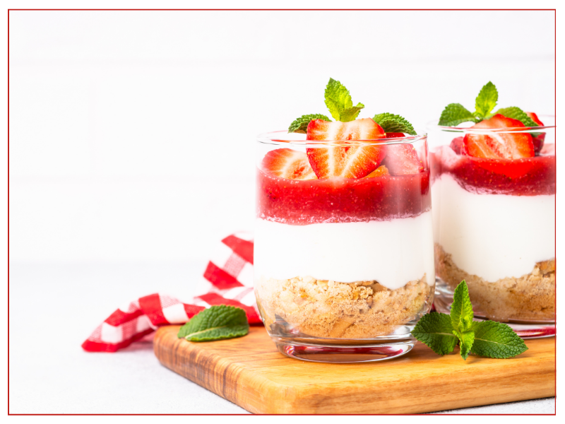 Erdbeer-Nachspeise Erdebeer-Nachspeise